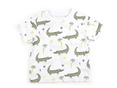 Name It bright white crocodiles t-shirt